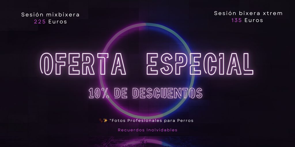 Mega oferta de sesion fotografica para perros
